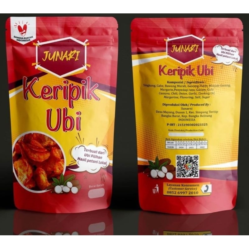 KEMASAN STANDING POUCH CUSTOM ZIPPER 10x15