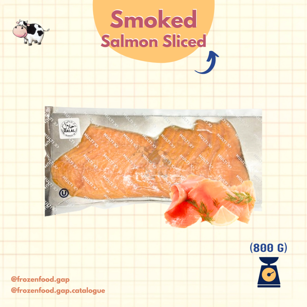 

SMOKED SALMON SLICED 800GR | FROZENFOODGAP