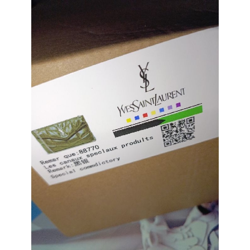 Tas Wanita YSL Import Black Acc Gold