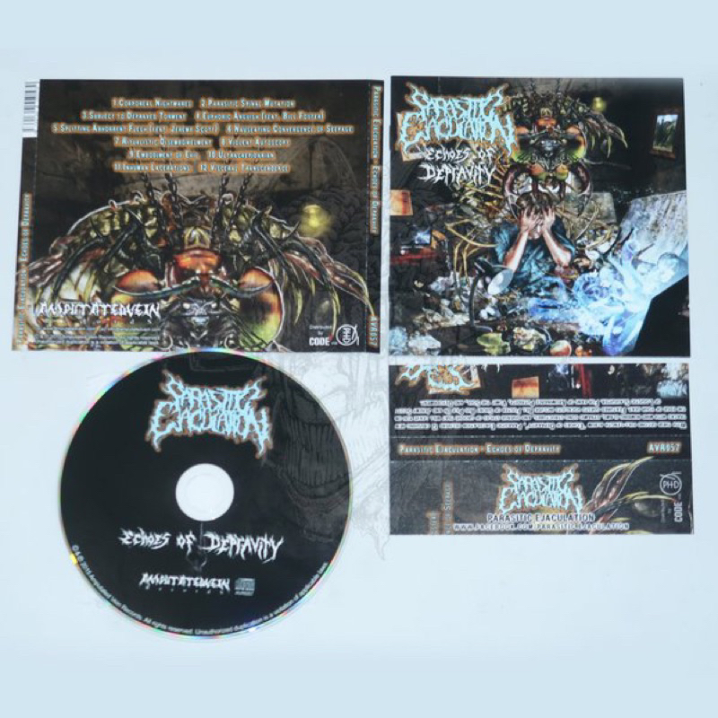 PARASITIC EJACULATION echoes of depravity - CD IMPORT ORIGINAL