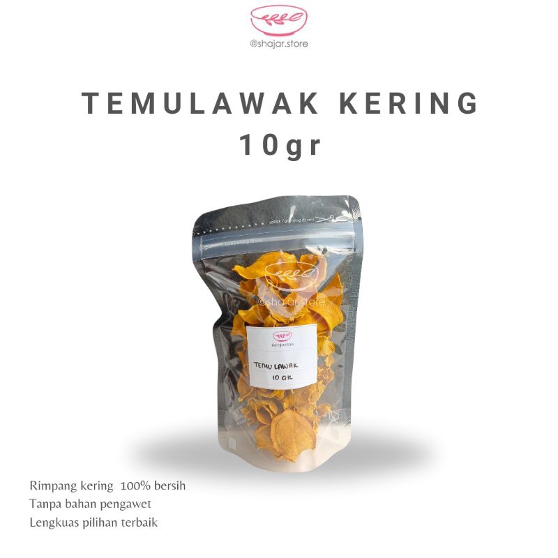 

Temulawak kering 10gr//Kwalitas Premium