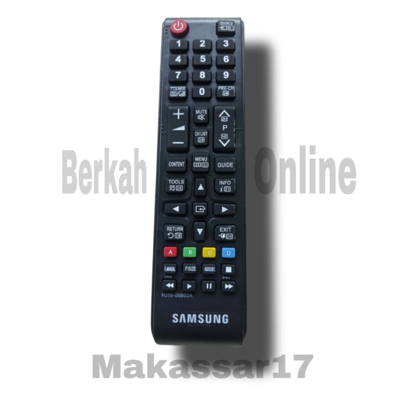 Remote TV Samsung LCD LED Plasma Smart TV AA59-00602A KW - Remote Televisi Samsung