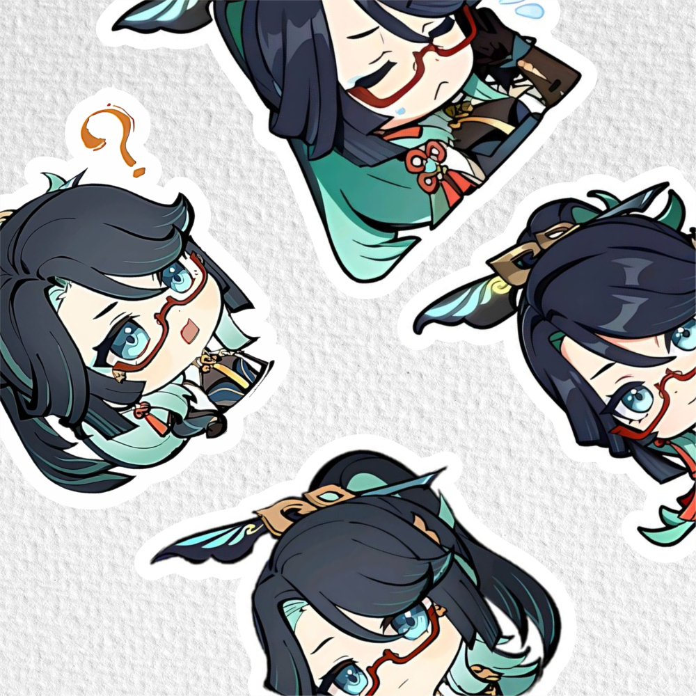 

[ VINYL & CHROMO 7 CM] cetak stiker Game/STIKER MURAH TEMA Ghensin impact [ XIANYUN ]label stiker genshin/