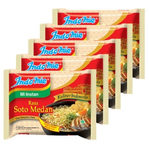 

Indomie Kuah Soto Medan Instant 70gr x 5 Pcs