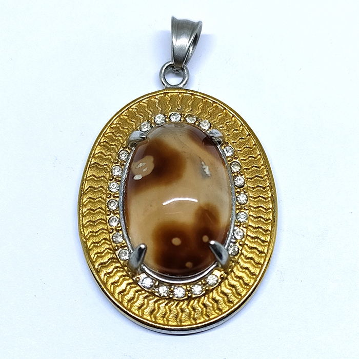 Liontin Titanium Batu Akik Buana Jaya Kode 2521