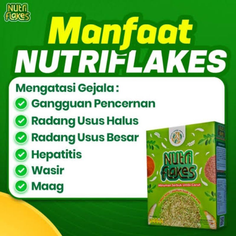 

Nutriflakes Sereal Umbi Garut Original Bantu Atasi Asam Lambung - Ampuh Mengatasi Asam Lambung Gerd