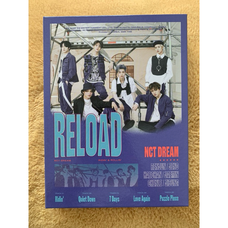 Album RELOAD NCT DREAM Unsealed + Photocard Jaemin Chenle