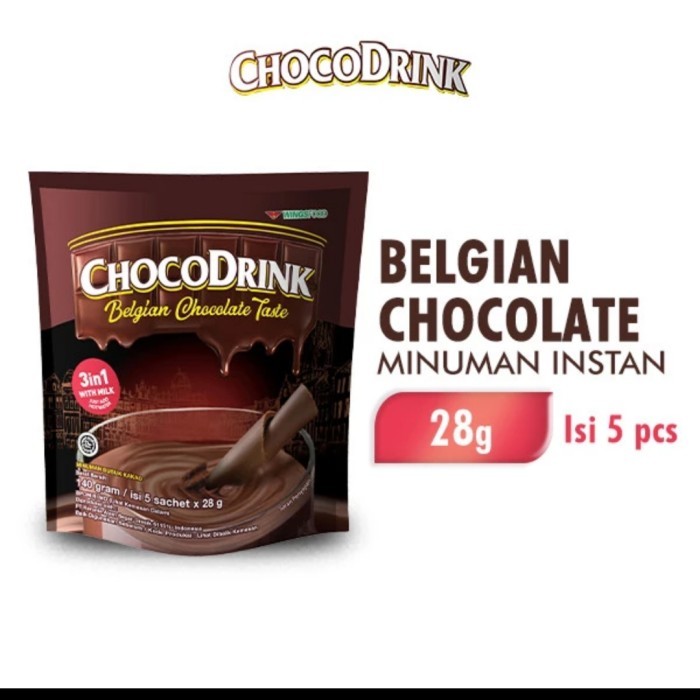 

[140 Gram] Chocodrink Belgian Chocolate Taste 140 gr