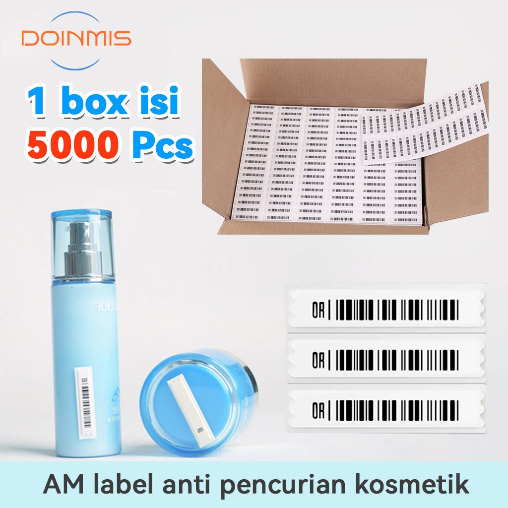 

5000pcs Anti-Theft Magnetic Soft Label Alarm Label DR AM 58 KHz Untuk Toko Kosmetik Mini Market Supermarket