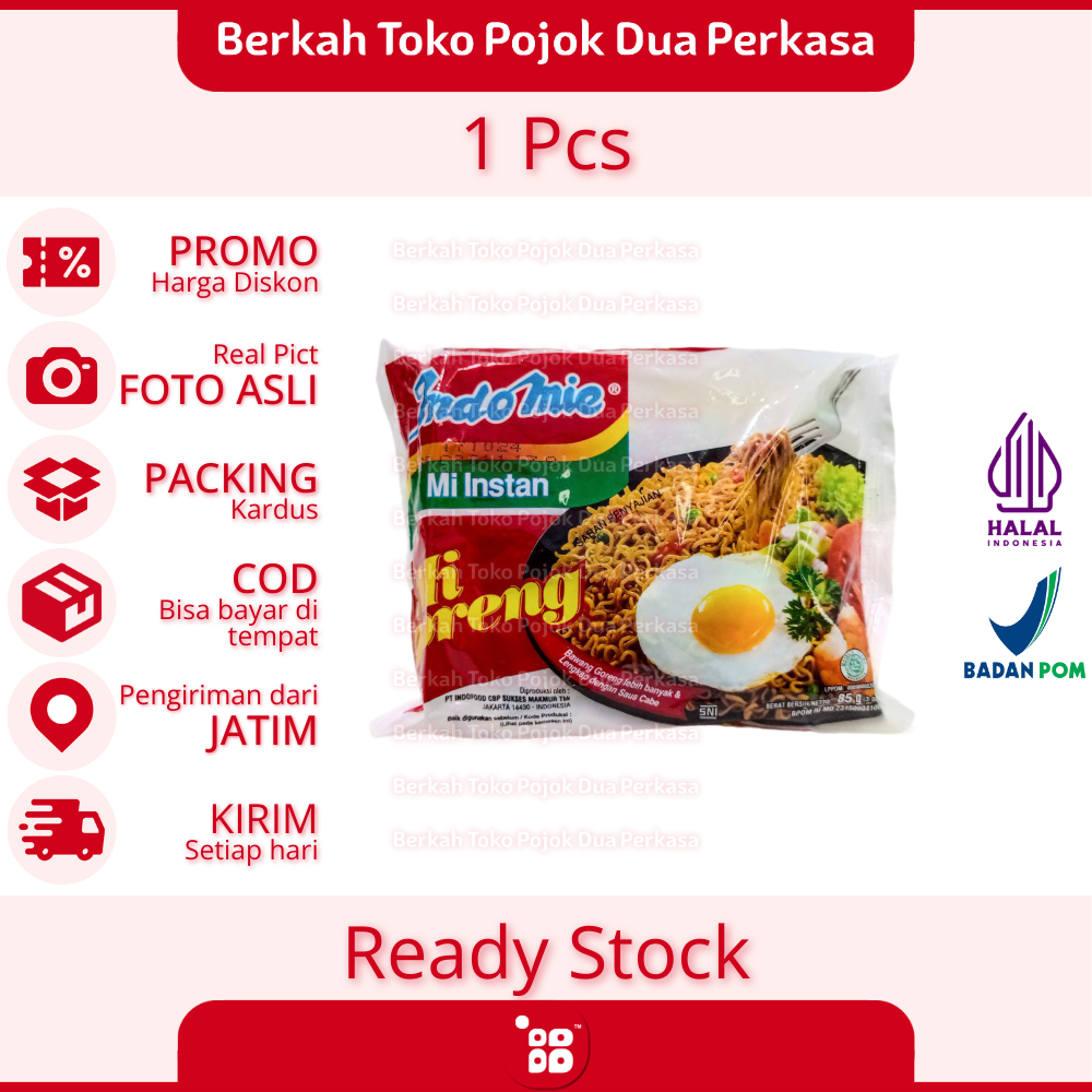 

Indomie Rasa Goreng Mie Instant Mie Kering [JATIM]