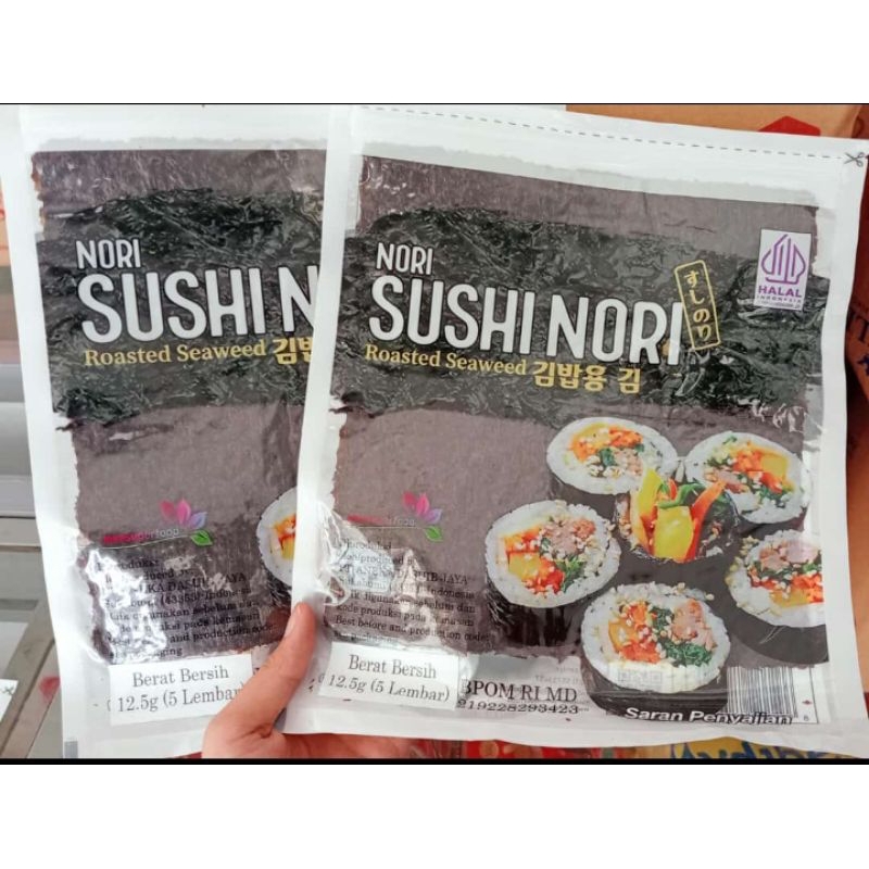 

NORI | Nori 5 lembaran | Lembar Nori | Kulit sushi | Nori Sushi
