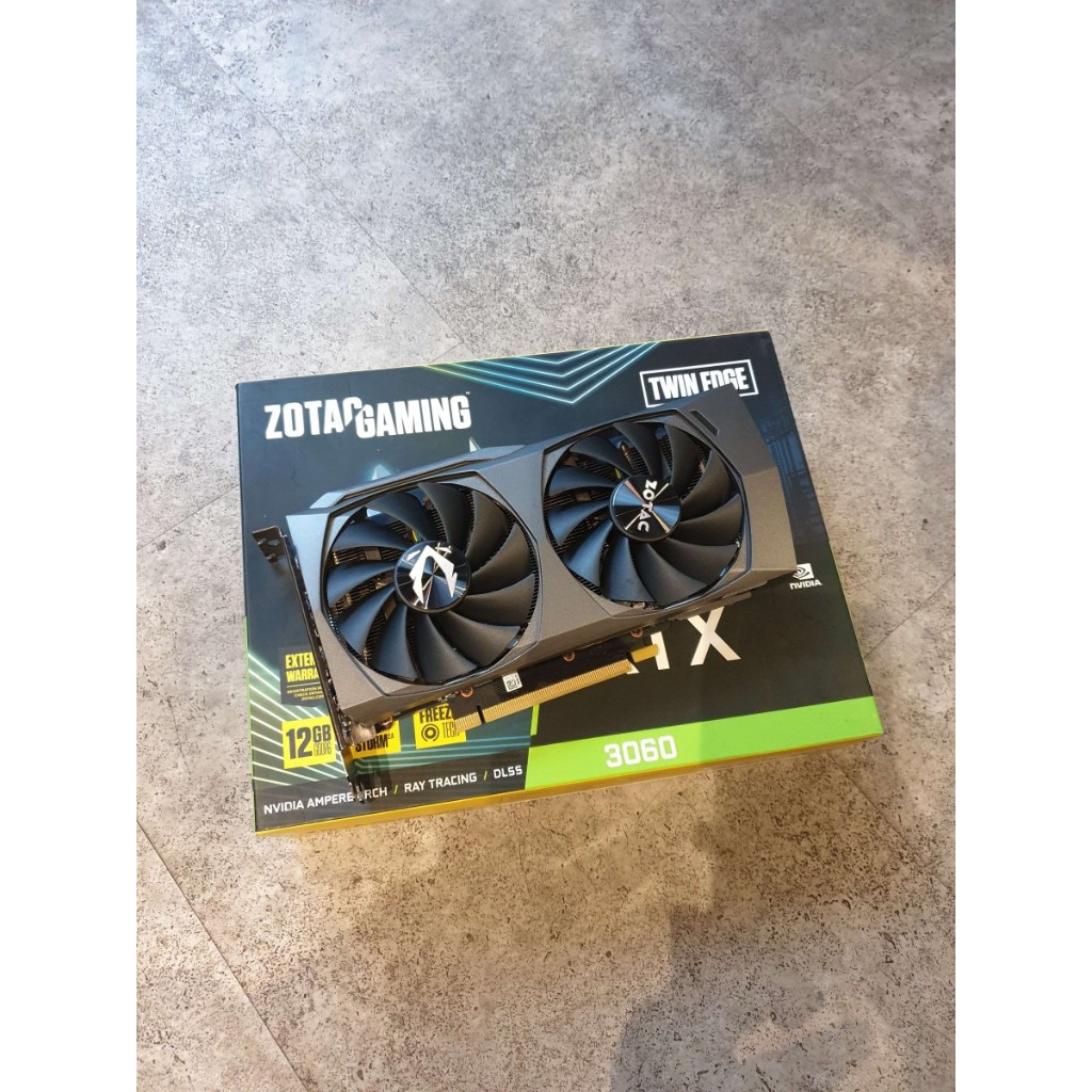 ZOTAC GAMING RTX 3060 TWIN EDGE 12GB DDR6 192BIT NVIDIA VGA / RTX 3060