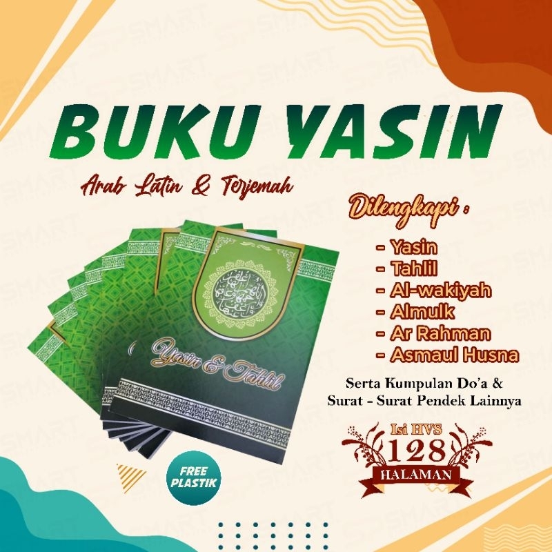 

BUKU YASIN 128 HALAMAN SOFCOVER Gratis Plastik