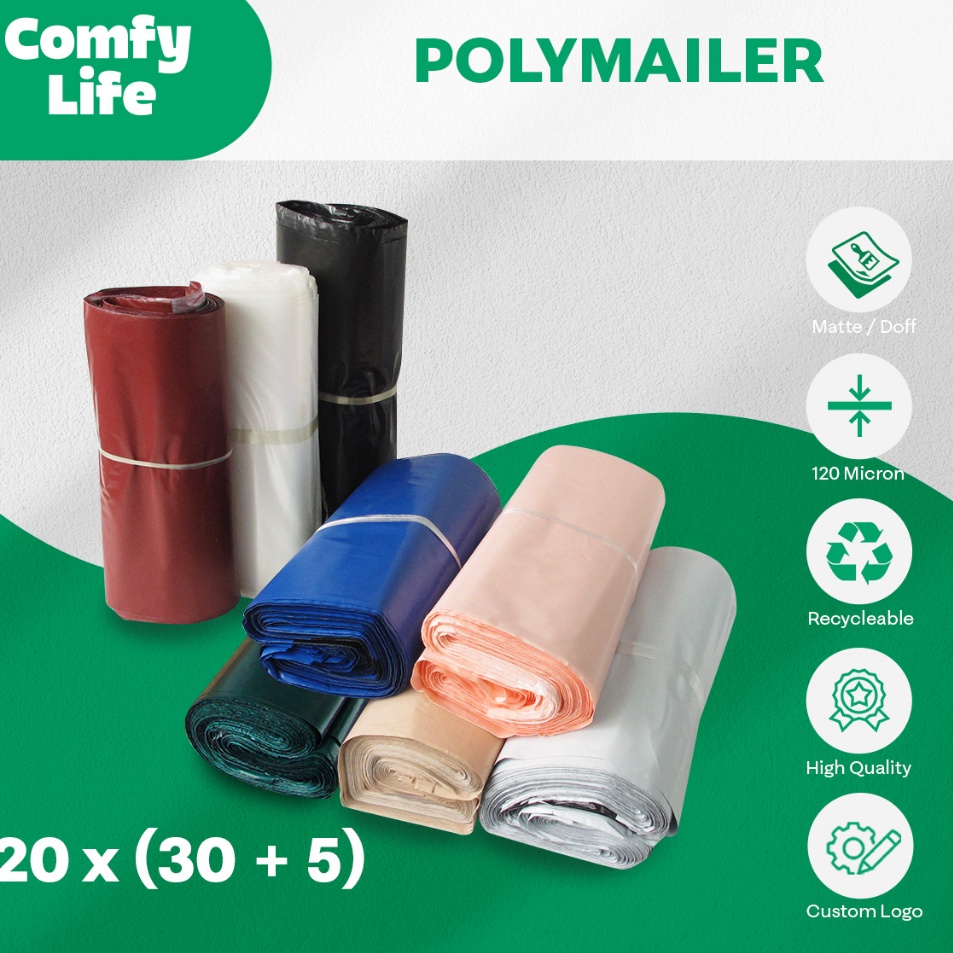 

Terupdate 2 x 3cm Polymailer Polybag Kantong Amplop Plastik Packing Isi 1