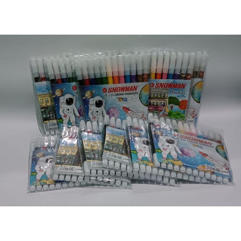 

Spidol Warna Snowman kecil 12 warna