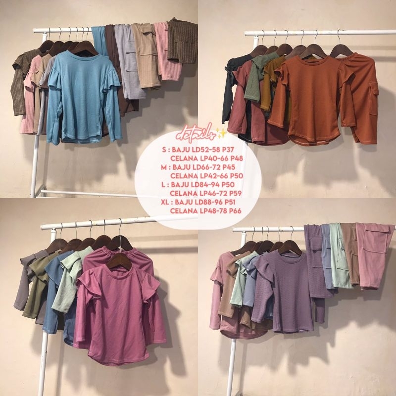 One Set Knit / Setelan Knit Anak 1-5Tahun