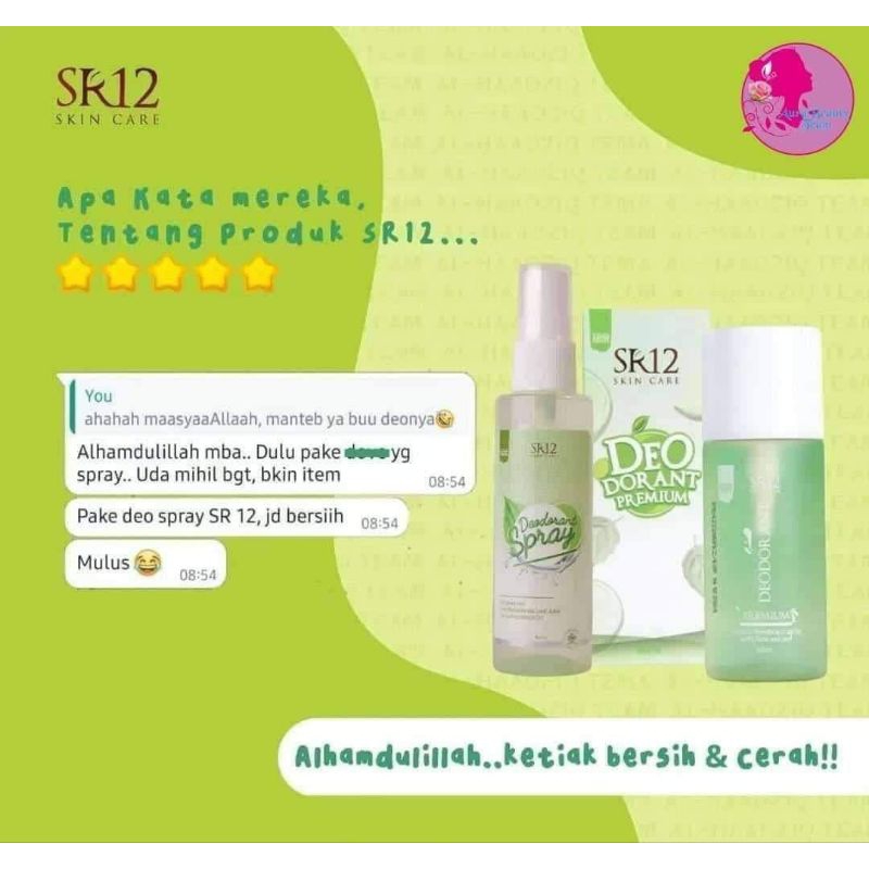 Deodorant SR12 / Deodorant Spray SR12