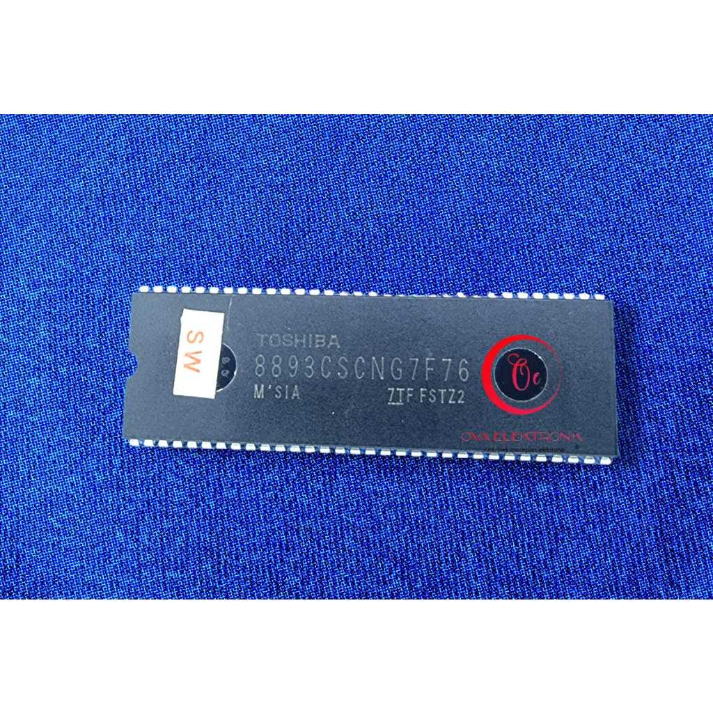 IC CABUTAN 8893 / 8893CSCNG7F76 IC MICOM PROGRAM TV COPOTAN SECOND ORI ORIGINAL