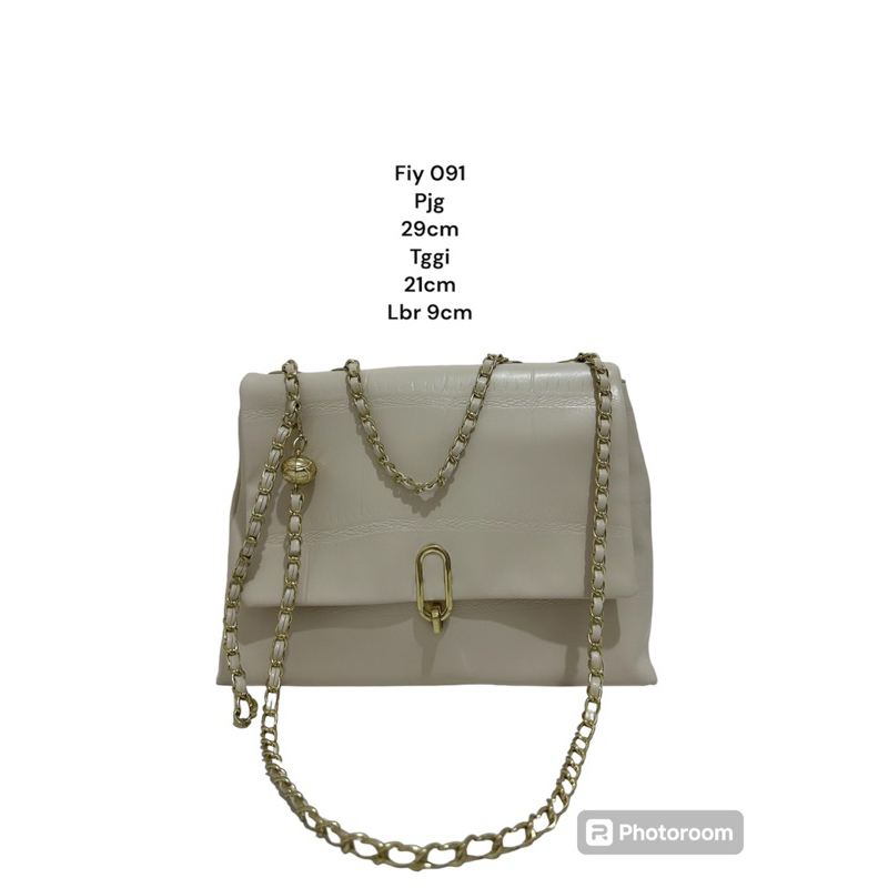 tas wanita import putih susu..tas bahu