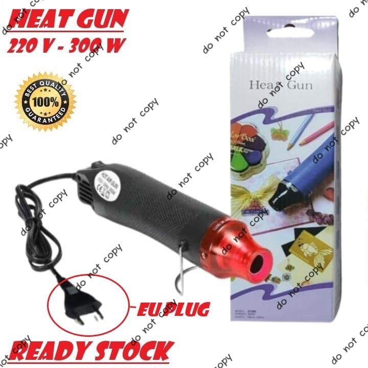 Mini Hot Gun Heat Gun Low Watt 300 Watt Electric Alat Pemanas Multifungsi HeatGun