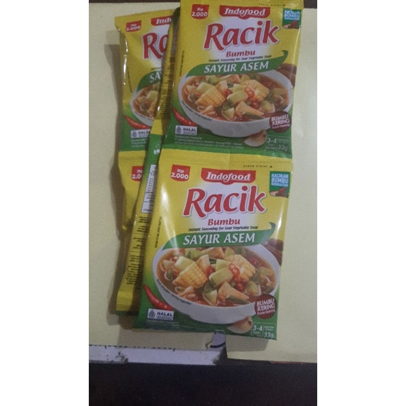 

PROMO RACIK SAYUR ASEM INSTANT SEASONING 33 GRAM 10 SASET