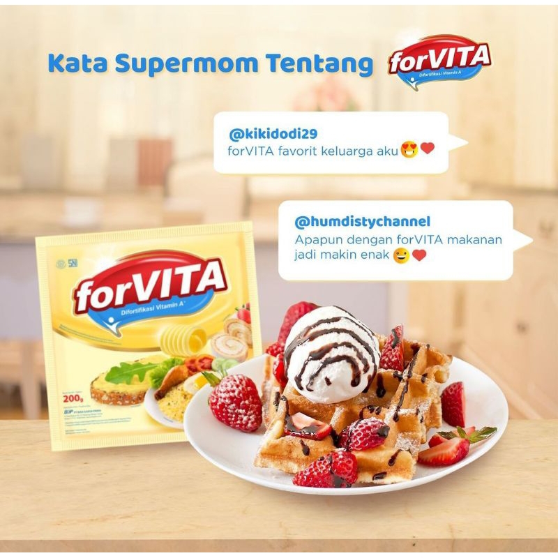 

Forvita Margarin High Protein Vit-A Multifunction 200 gr