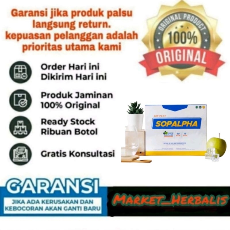 SOP ALPHA BIO BOOST ASLI MINUMAN HERBAL SOPALPHA BIOBOOST SALMON