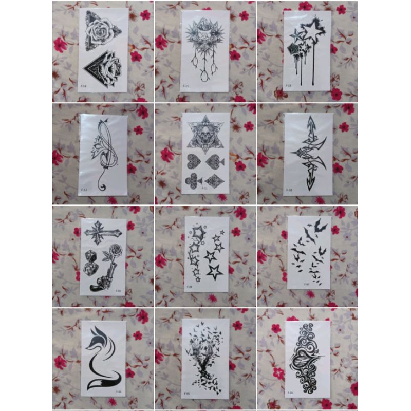 [Hnybdgr21] Sticker Tatto Temporer