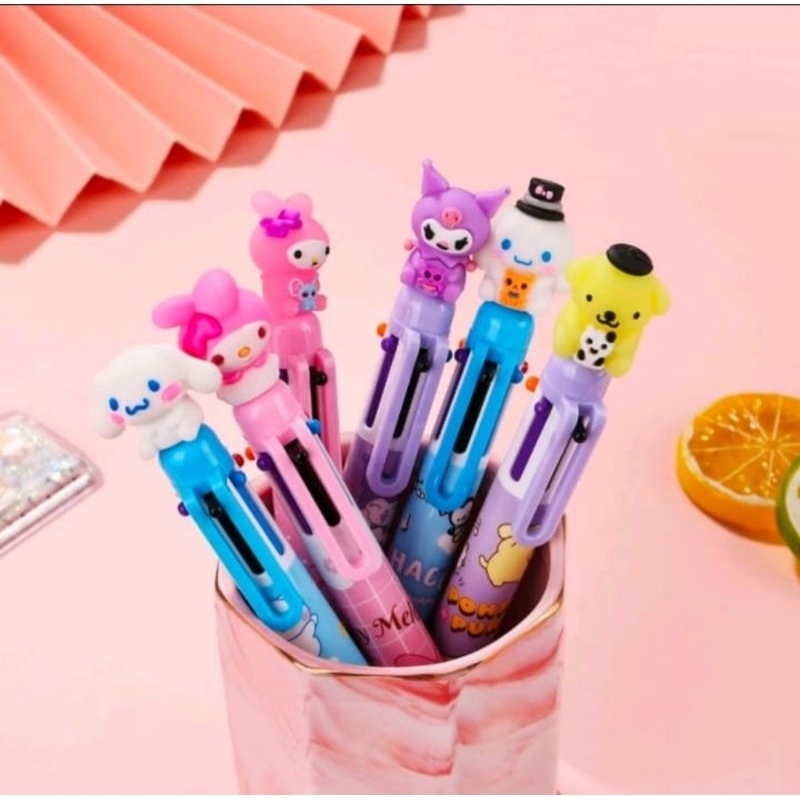 

PULPEN SEKOLAH / ALAT TULIS LUCU / PULPEN ISI 6 WARNA
