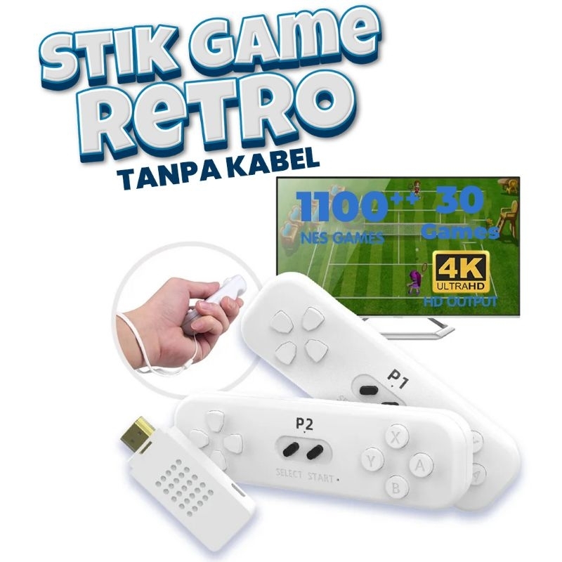 DATA FROG Y2 Fit 4K Konsol Somatosensori Retro Stik Game Bawaan 1000 + Game NES Konsol Game Dengan S