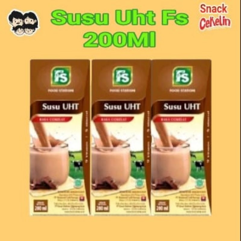 

susu Uht station 200ml rasa coklat 1 Dus