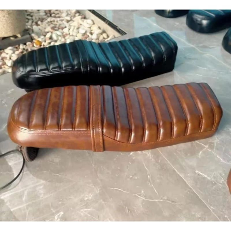 Jok Custom Model Yamaha XSR Untuk Semua Motor Custom CB GL Megapro Tiger Byson Thunder Scorpio Verza