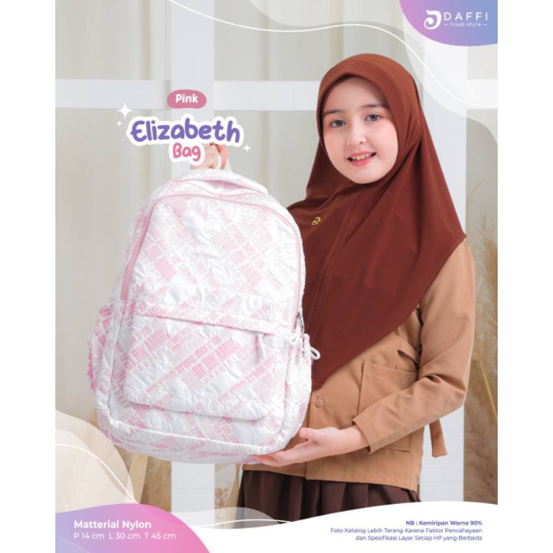 ELIZABETH BAG BY DAFFI HIJAB TAS SEKOLAH ANAK MURAH PREMIUM