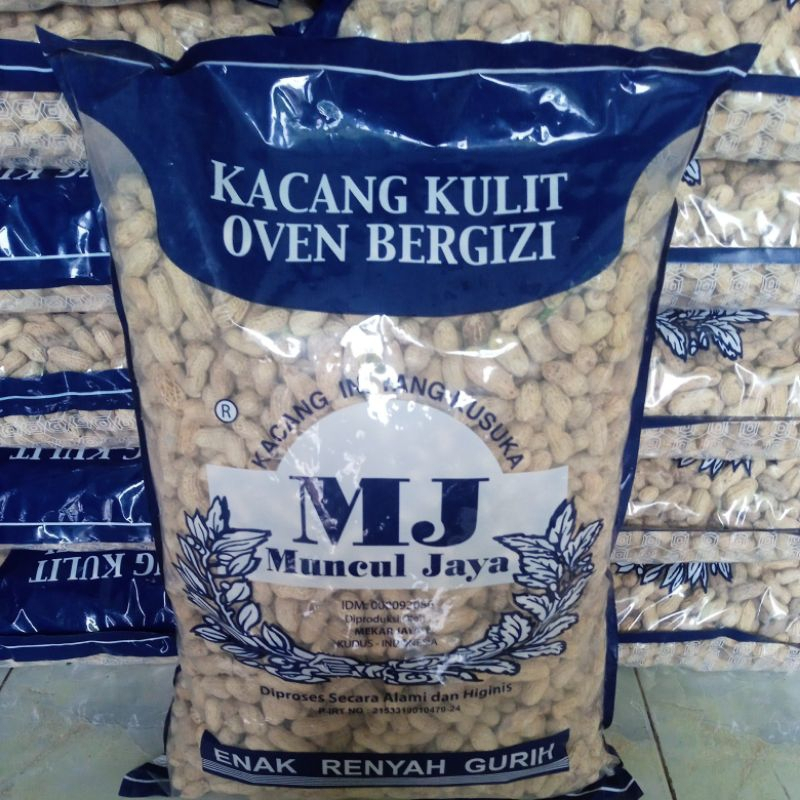 

KACANG KULIT OVEN ISI 3KG 1 Bal KACANG MJ Manis asin Gurih