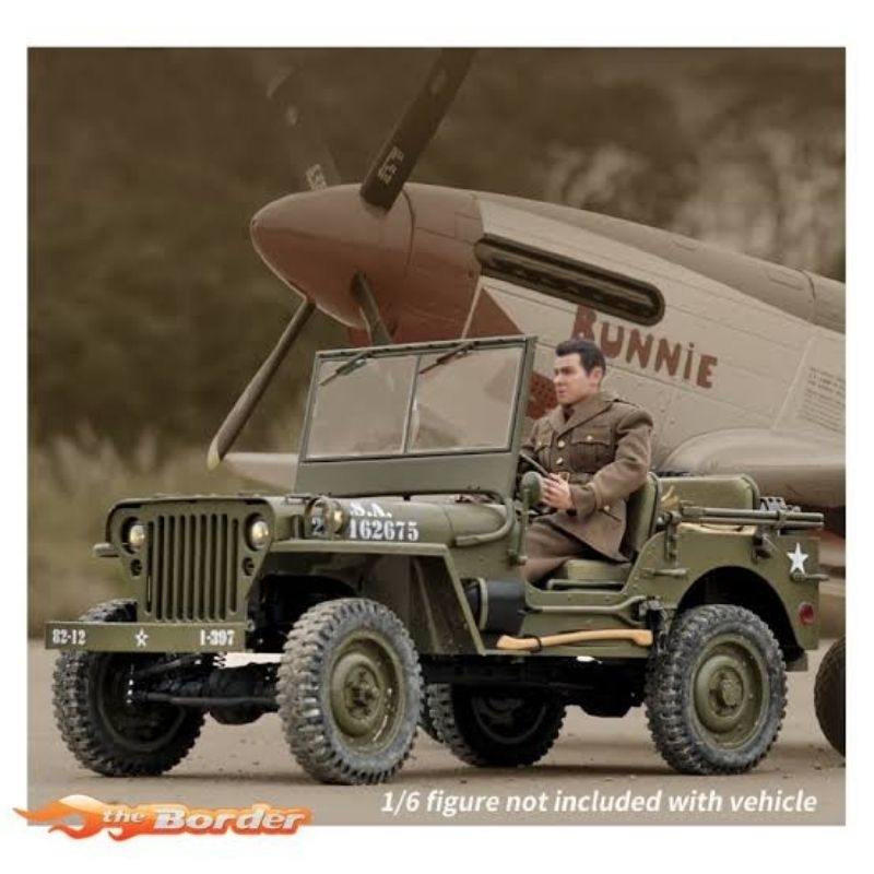 FMS 1/6 Jeep Willys 1941 MB Scaller Green 4WD RTR Brushed Rock Crawler