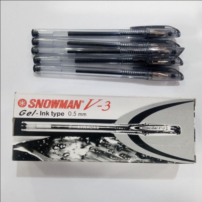 

BOLPOIN SNOWMAN V-3, BOLPEN JEL SNOWMAN V-3