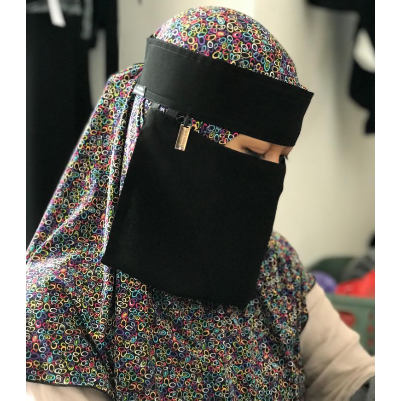 Cadar Niqob Saudi Pendek Beedon Essm Lokal