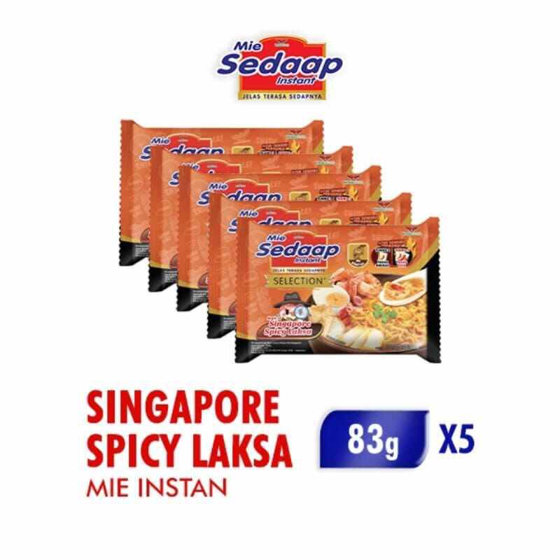 

Mie Sedap Kuah Spicy Laksa Instant 83gr x 5 Pcs
