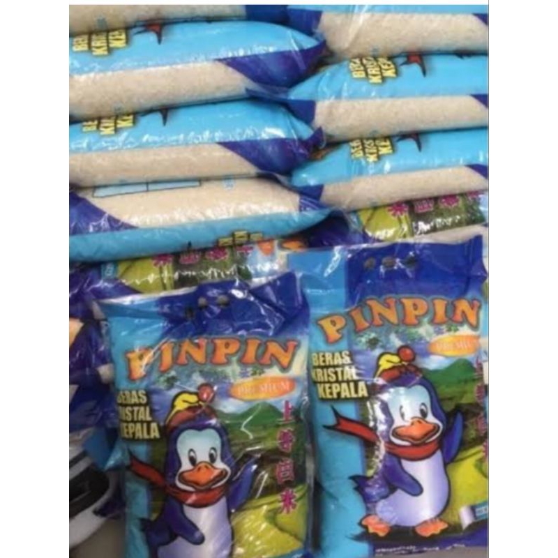 

Beras Pin Pin repack 1 kg kemasan polos