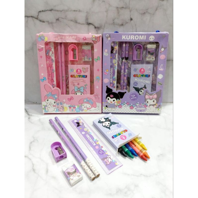 

pensil set karakter sanrio