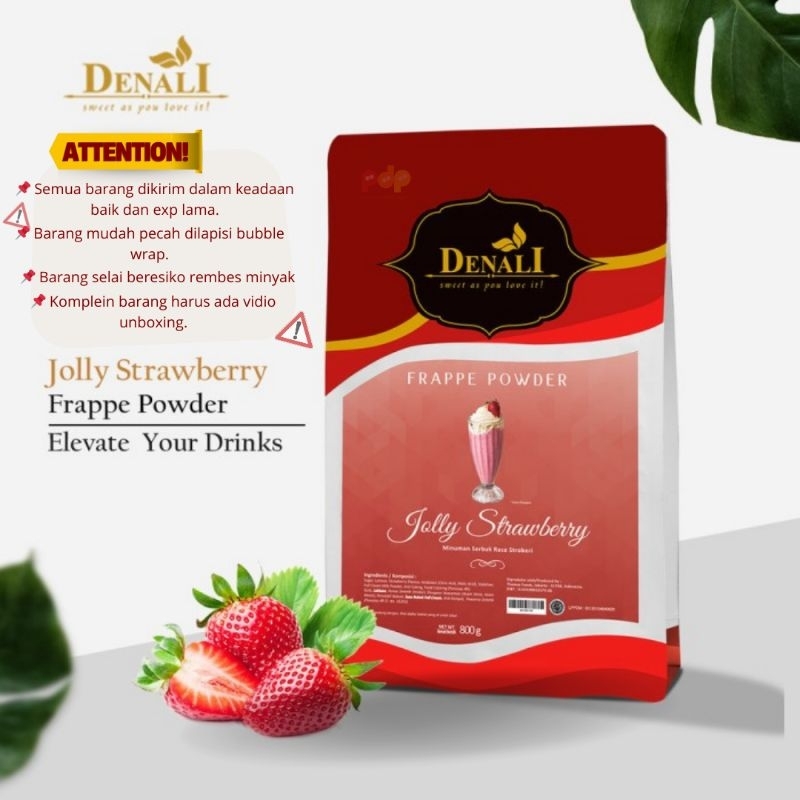 

Denali Powder Jolly Strawberry 800gr / Bubuk Stroberi Terlaris