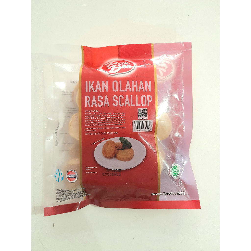 

PAKDEN scallop 250gr