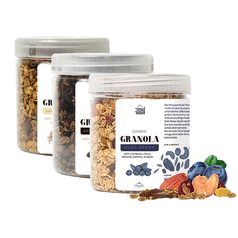 

Granola Timur Tengah Honey dan Vanilla 250gr