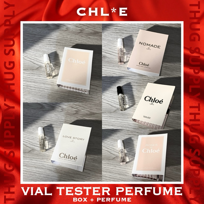 CHLOE PARFUM VIAL ORIGINAL 1,5 2 ML ~ perfume 1,5ml 2ml ori tester niche travel size mini miniatur k