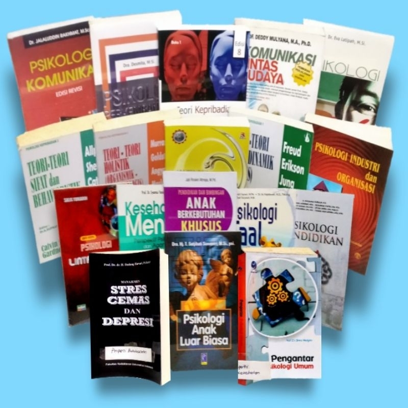 Buku Seri PSIKOLOGI BEBAS PILIH , PSIKOLOGI PERKEMBANGAN (Desmita,Papalia), BIOPSIKOLOGI, PSIKOLOGI 