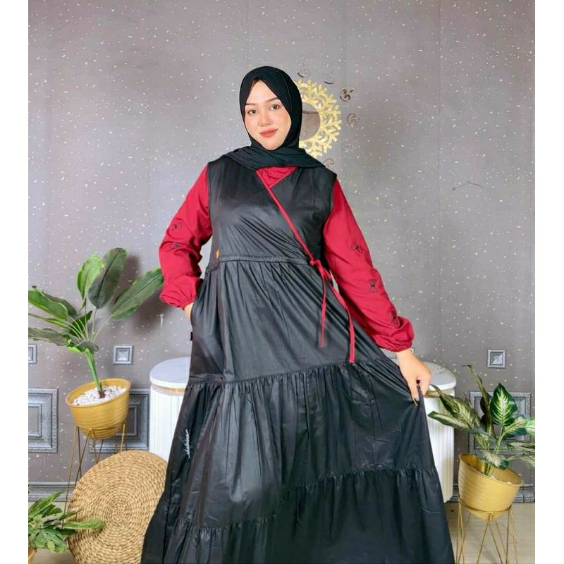 kode CN rompi gamis SHABRINA branded original