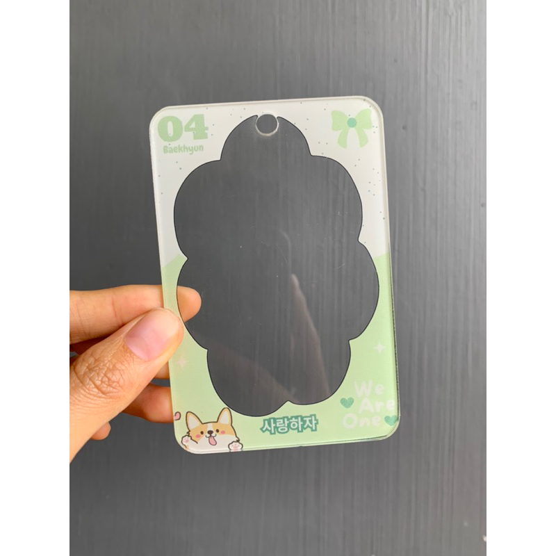 Nametag Name tag Lanyard akrilik Frame id card