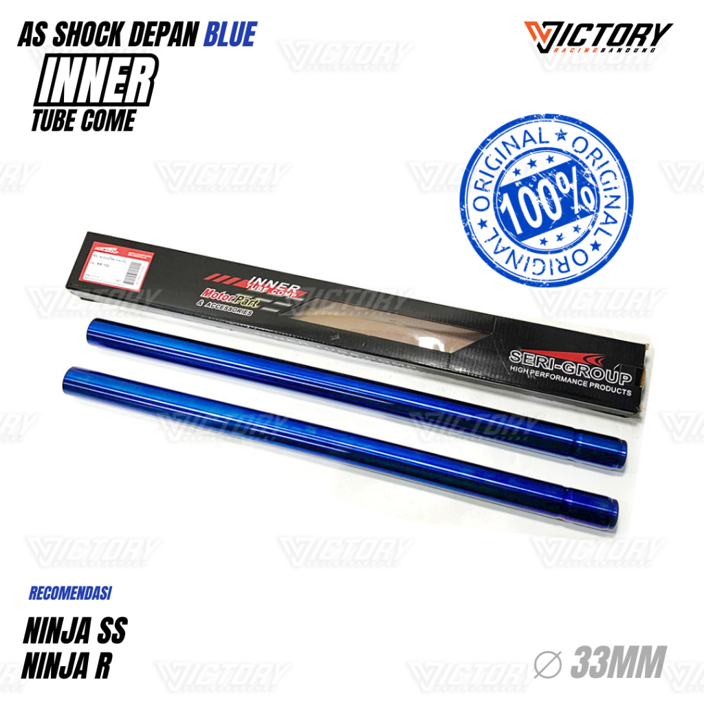 AS SHOCK SOK DEPAN NINJA R SS 150 KR150 SSR VICTOR INNER TUBE AS 33 BLUE INNER THAILAND