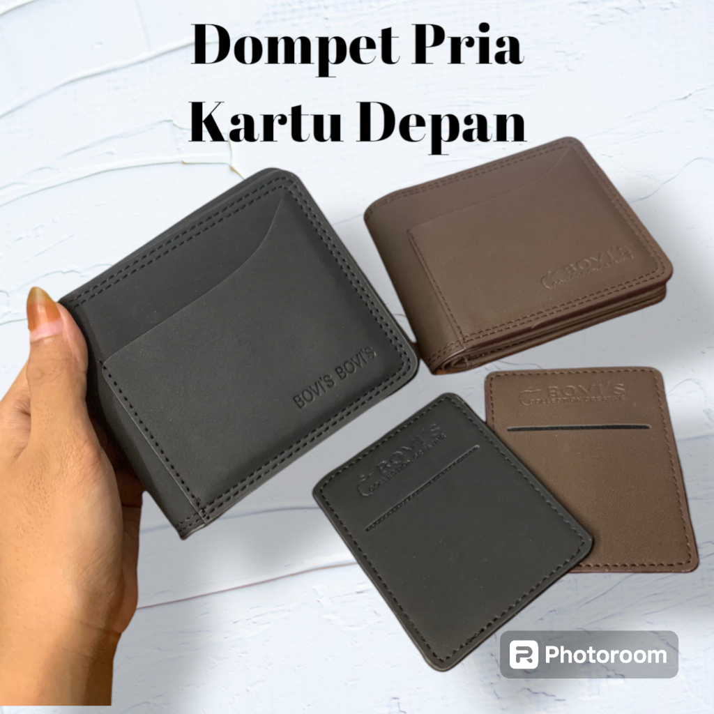 Dompet Pria Dewasa Original Bovis Model Lipat 3 Ruang Harga Murah Keren Anak Muda