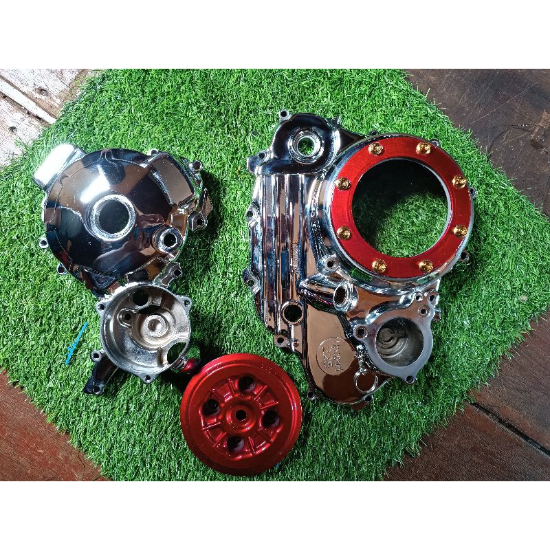Bak transparan chrome scorpio